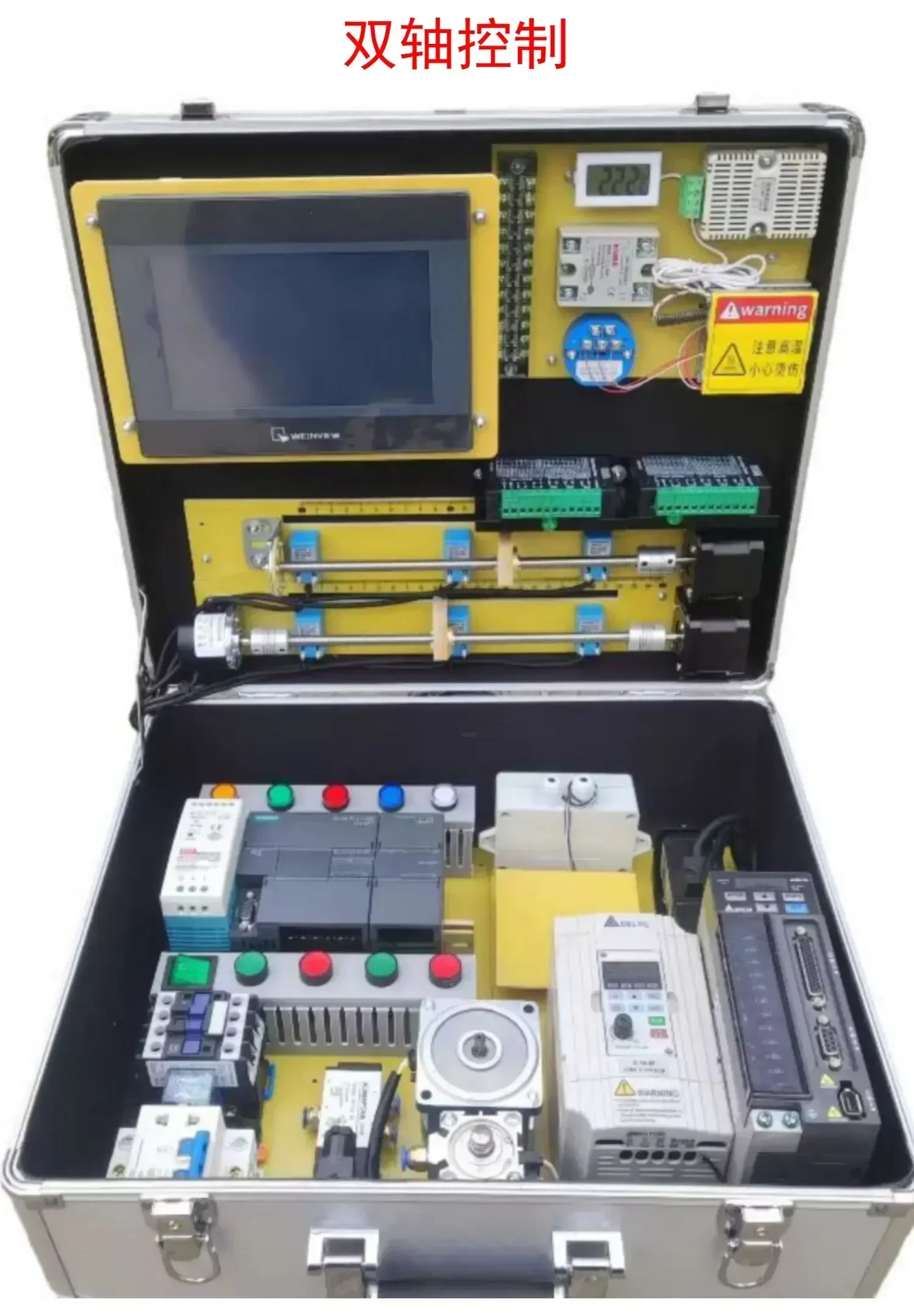 Customized S7-200 Smart PLC Training Kit Test Practice Box Learning HMI Touch Screen Programming Teaching For Siemens