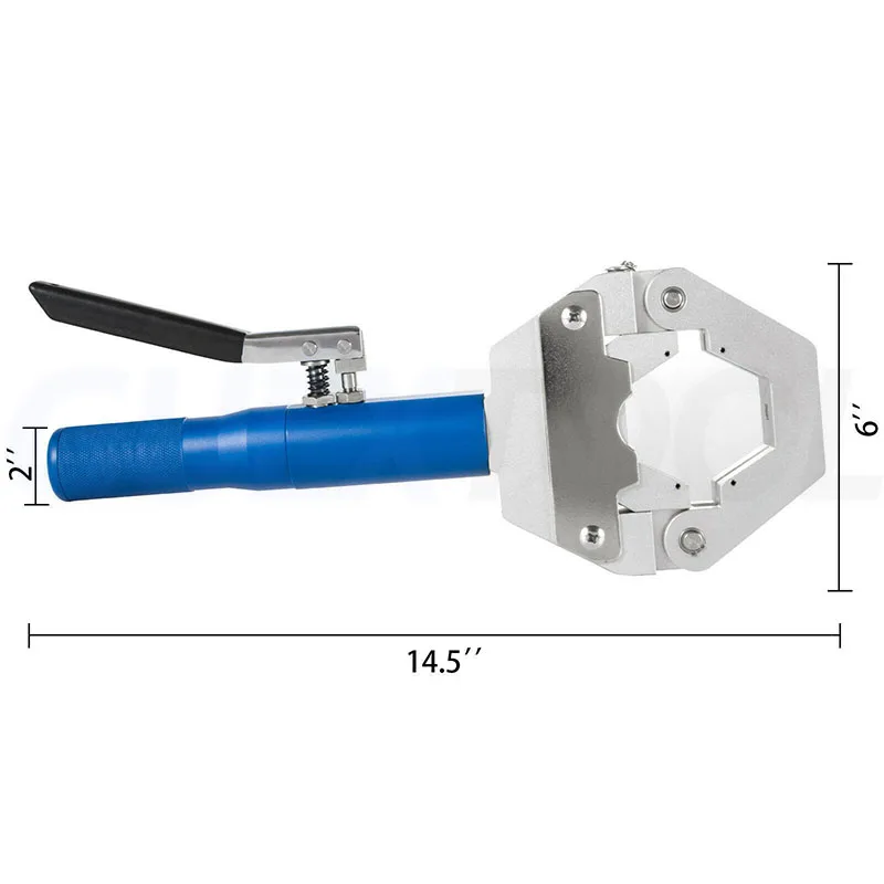 Pressure Pipe Machine Automotive Air Conditioning With 7Dies Hydraulic Hose Crimping Tool Press Auto Air Conditioning Repair Set