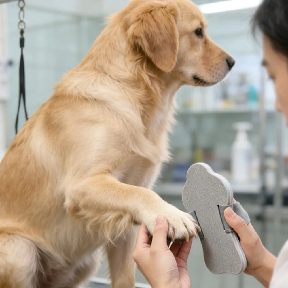 

Adjustable Strap Dog Nail File Board Manual Elastic Dog Scratch Pad Wear Resistant Pet Grooming Tools Pet Grooming Cleaning