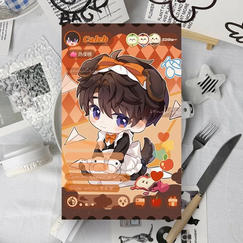 새로운 사랑과 심우주 게임 귀여운 코스프레 작은 카드 애니메이션 스타일 메이드 드레스 선물