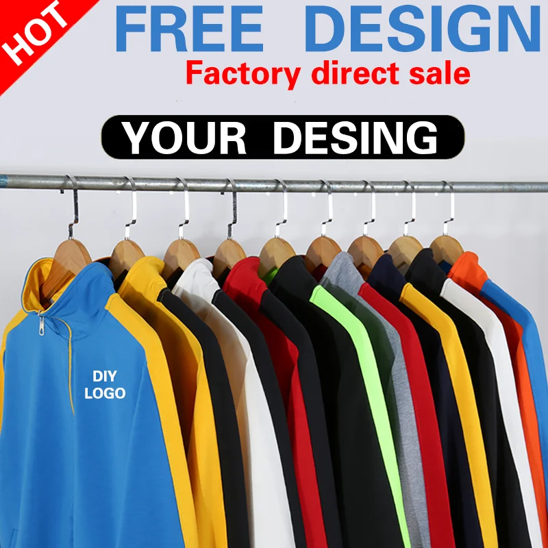 Mono de abrigo con logotipo impreso de la empresa, sudadera con capucha informal personalizada para hombres y mujeres de otoño e invierno para figura personalizada