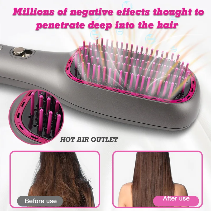 Hair Straightener, Wet and Dry Use, Gentle on Hair, Anti-static Mini Curling Iron for Home Use