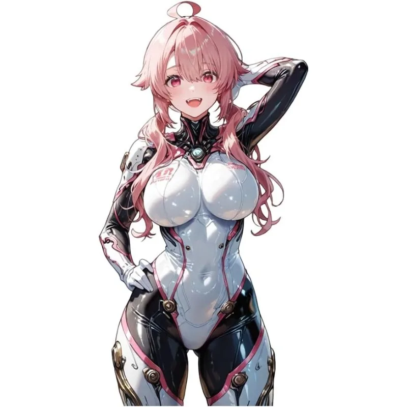 1PC Sci-Fi Suit Anime Girl Anti Scratch UV Resistant Waterproof Vinyl Sticker Car Laptop Helmet Decor
