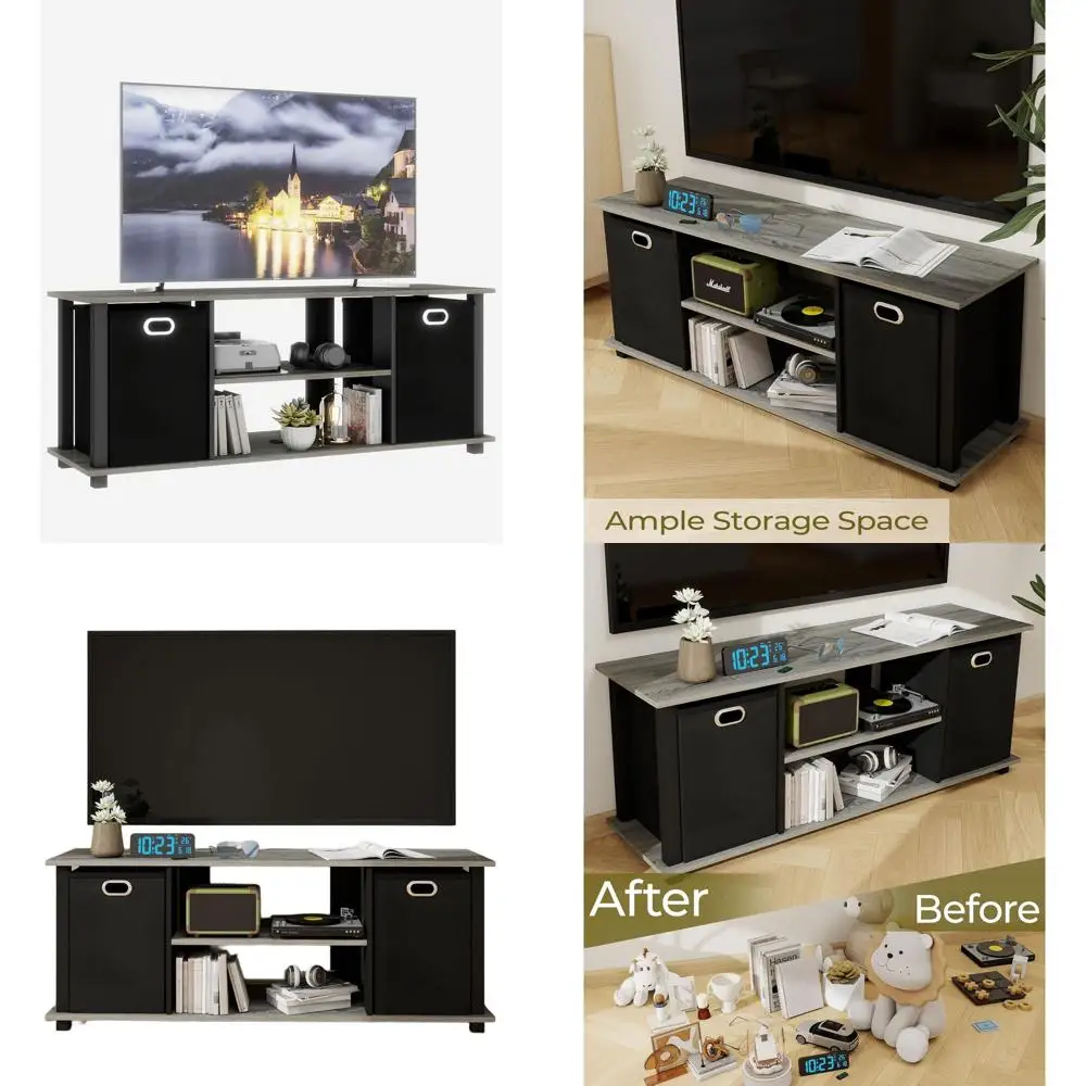 

Тумба для телевизора 50 дюймов, медиацентр для гостиной с 2 отсеками