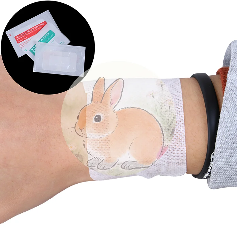 *10Pcs Breathable Self-adhesive Wound Dressing Band Large Aid Bandage Hemostasis