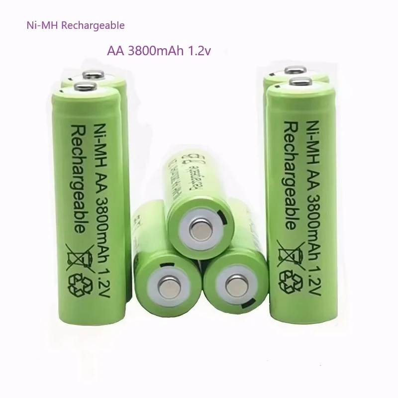

3800mAh AA 1.2V Battery Ni-MH Rechargeable Battery For Toy Remote Control Rechargeable Batteries AA 1.2v 3800mah Battery