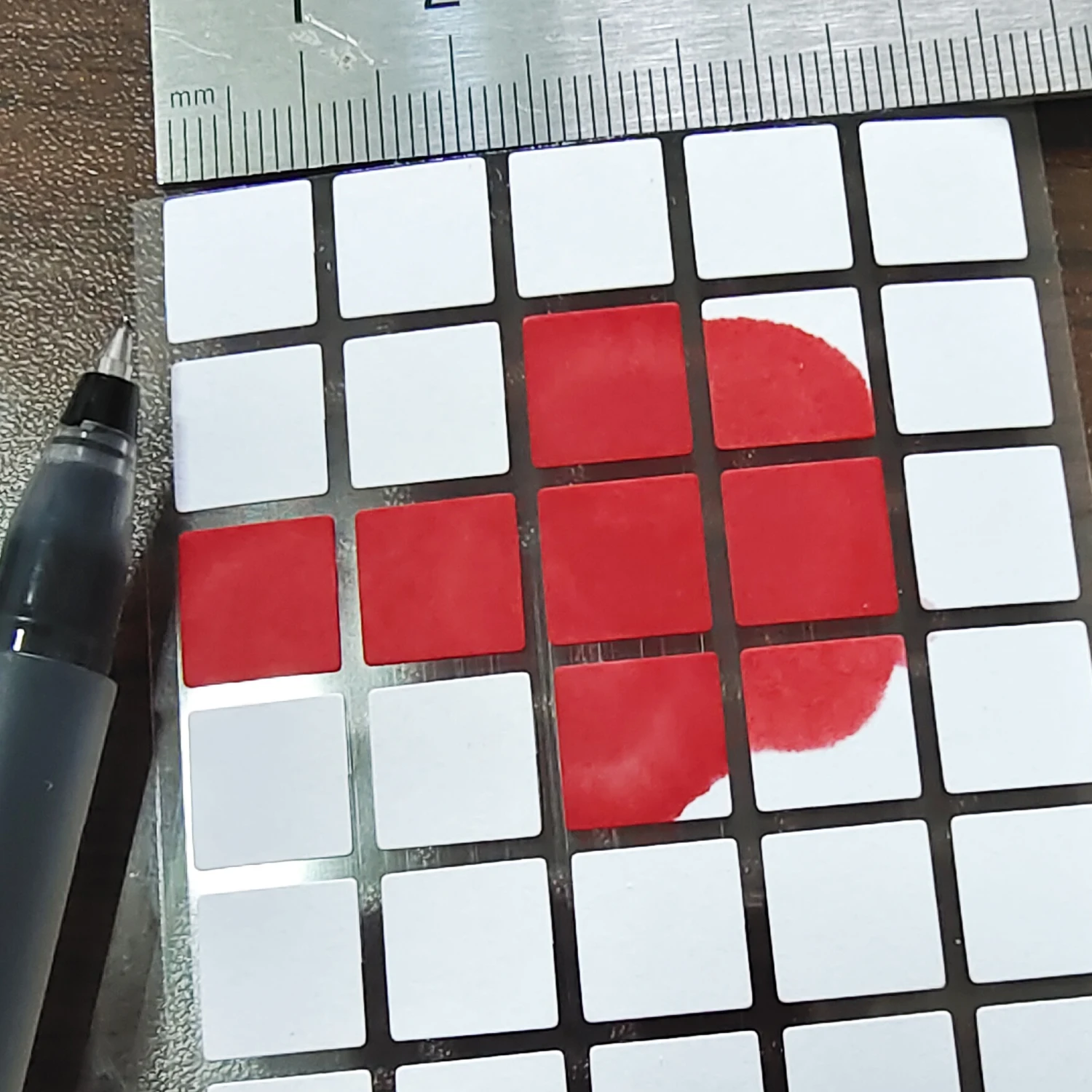 Water Sensitive Security Label Sticker Turn Red Once Got Wet and Never Fade for Device Damage Evidence Repair Warranty Void