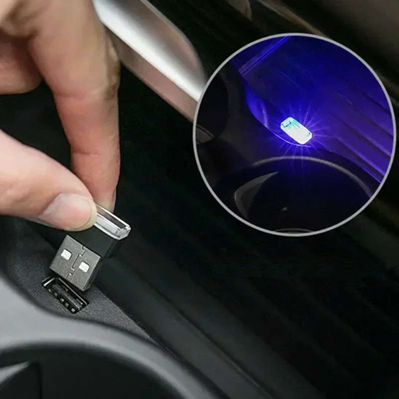 Interior Ambient Lamp USB Lighting Accessories Audi TTA 38V8P8A6C5C6C7 A8a4b6b7B9A58A 7A8 Ambient Lamp Decoration.Quick delivery