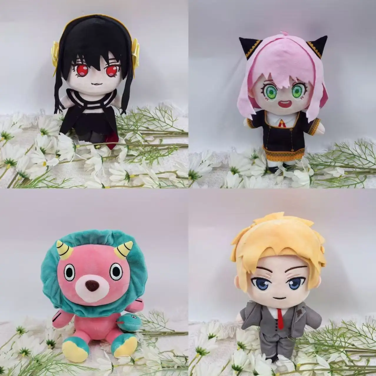 20cm Anya Forger Plush Anime Spy X Family Character Soft Stuffed Peluche Cute Cosplay Prop Home Decor for Fans Gif