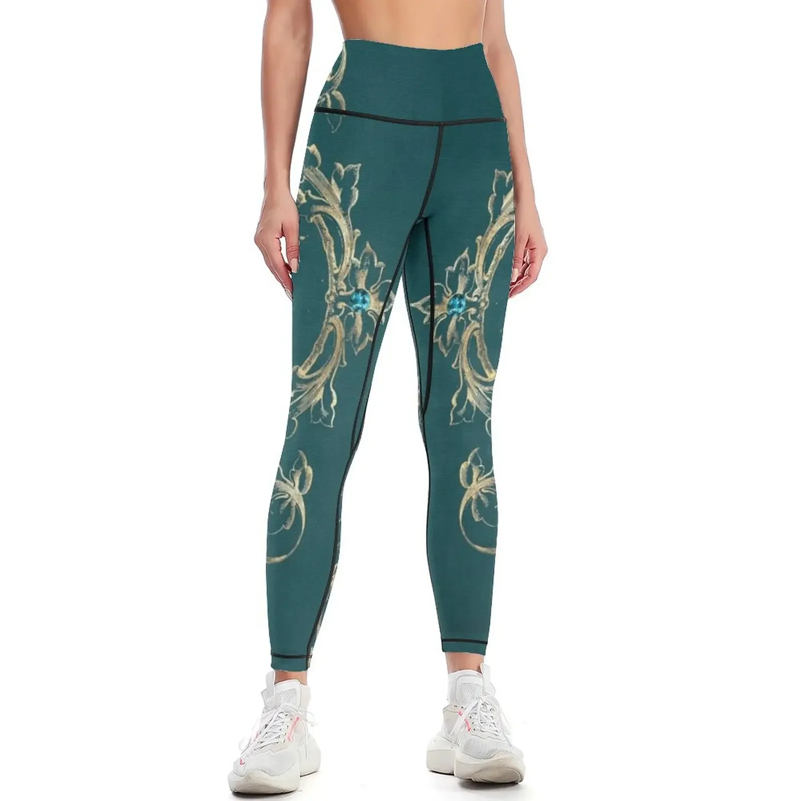 Flower moon Leggings exercise clothing for gym's clothing for physical Leginsy push up Womens Leggings