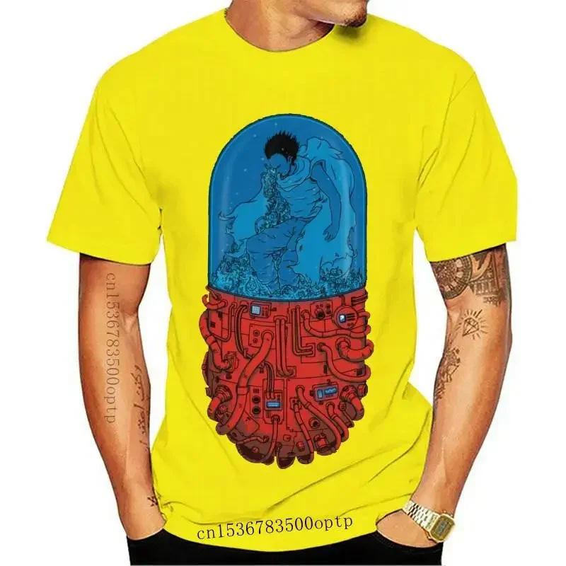 New Neo Tokyo Akira Capsule T Shirts Men Cotton Japan Mange Anime Shotaro Kaneda Tetsuo Shima Tee Short Sleeve Novelty Tshirt Me