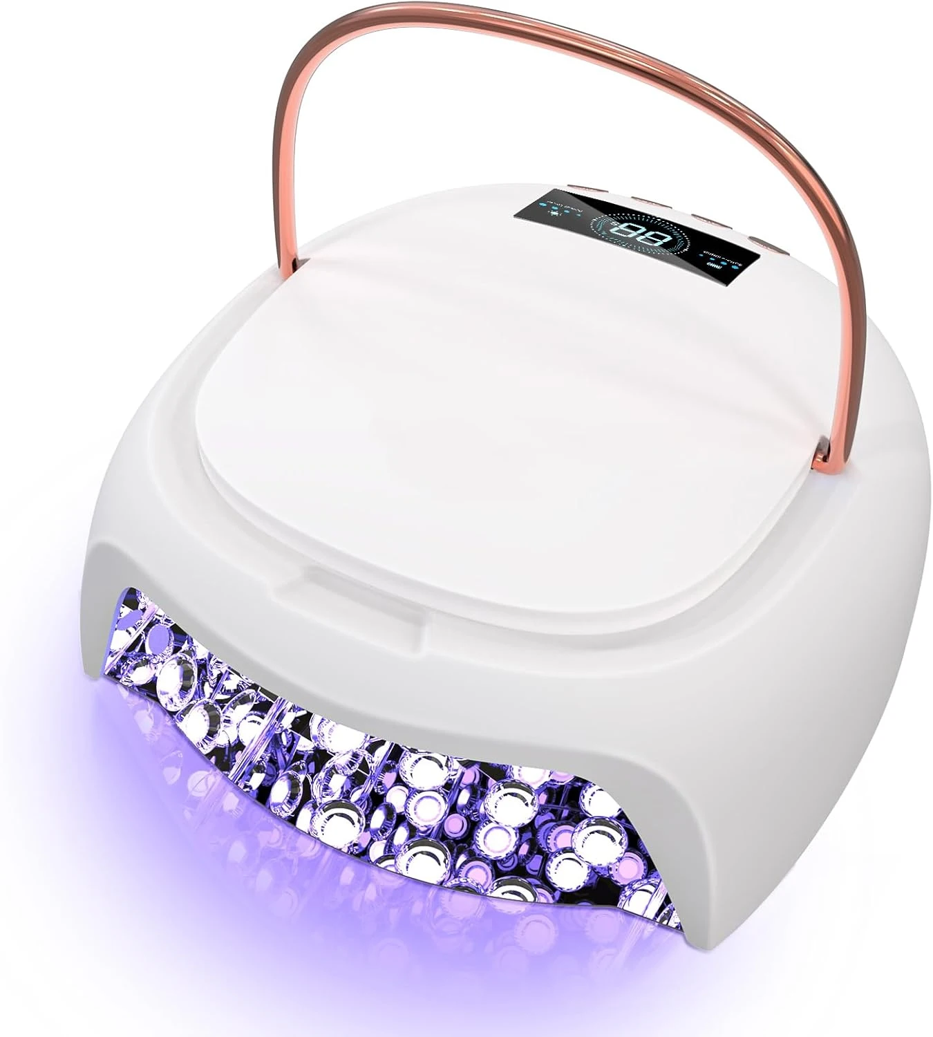 Sunnail New Design Portable LED UV Nail Lamp Cure All Gel 80W Rechargeable Nail Dryer Equipment for Salon Nail Technicians