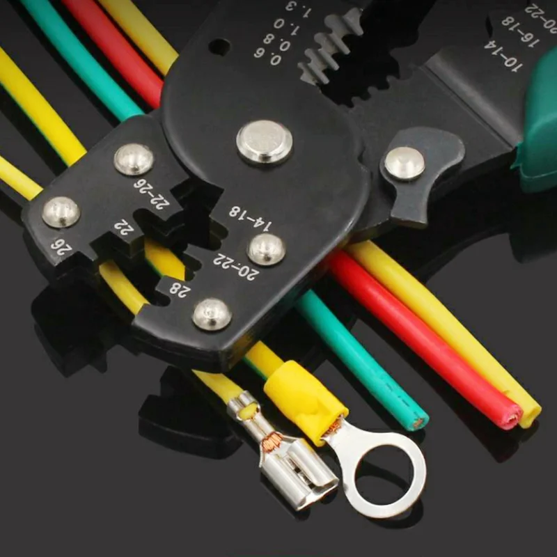 1pcs 4 In1 Multifunctional Crimping Terminal Pliers, Wire Stripper, Wire Cutter, Terminal Pliers, Wiring Accessories, Hand Tool