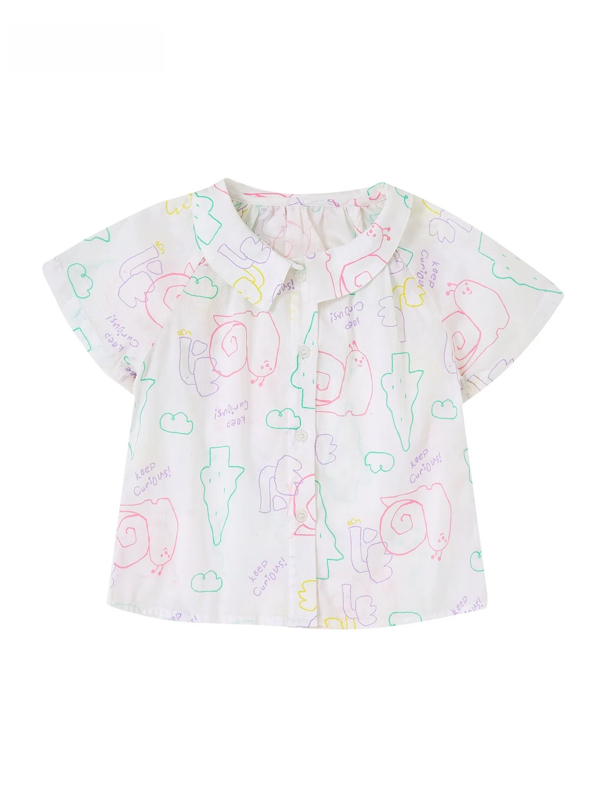 comoda-maglietta-casual-dipinta-a-mano-a-maniche-corte-per-ragazze-collezione-estiva-di-abbigliamento-per-bambini-in-cotone