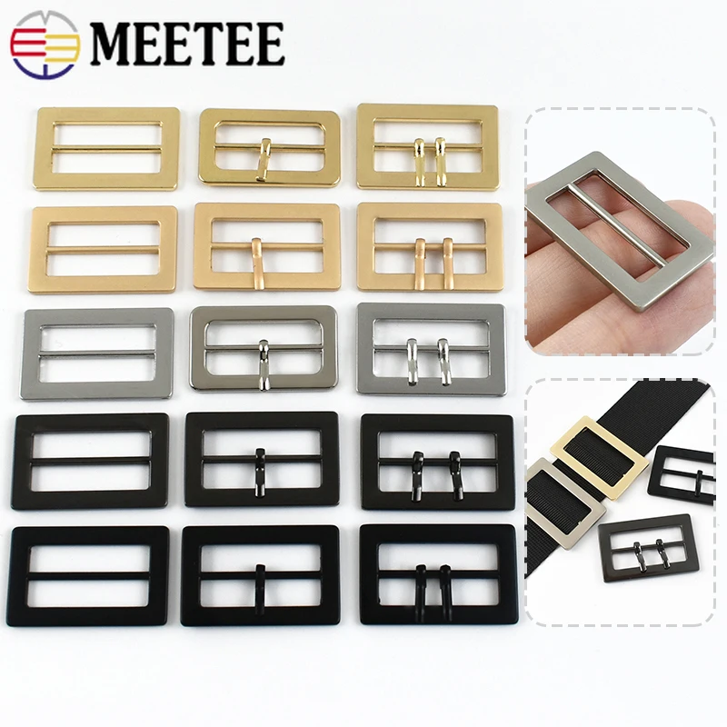 5 Chiếc 25-50Mm Kim Loại Trí Dán Điều Chỉnh Khóa Khóa Pin Dây Thắt Lưng Trượt Nữ Áo Khoác Hành Lý Trang Trí Nút tự Làm Phụ Kiện