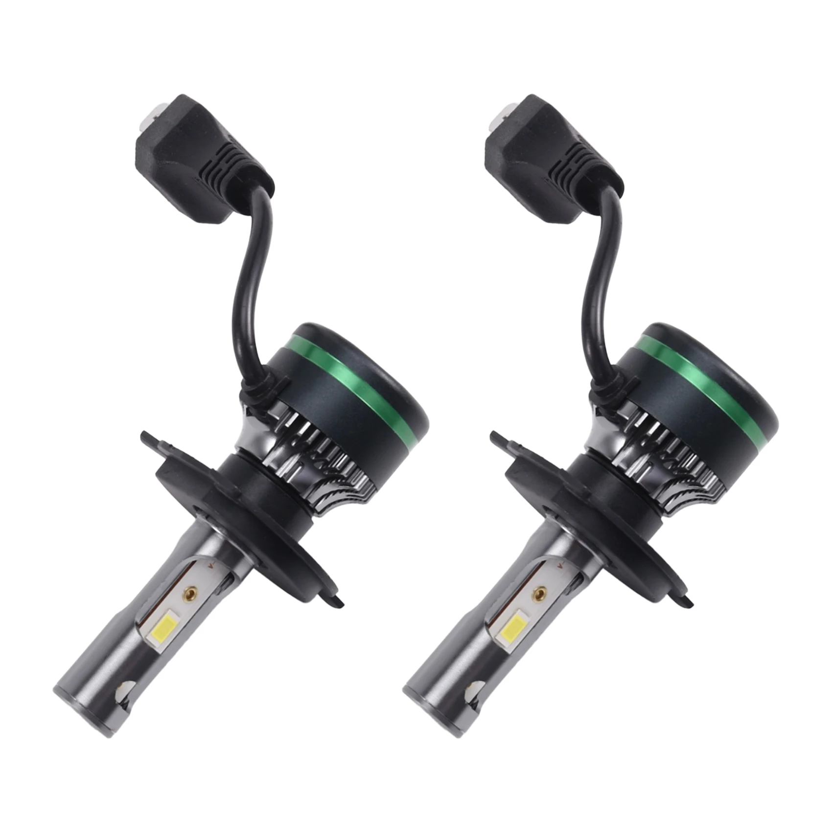 H4 LED المصباح 1 زوج 6000K 300W 30000LM سيارة السيارات مصباح ليد توربو مصابيح الضباب مصباح 12 فولت