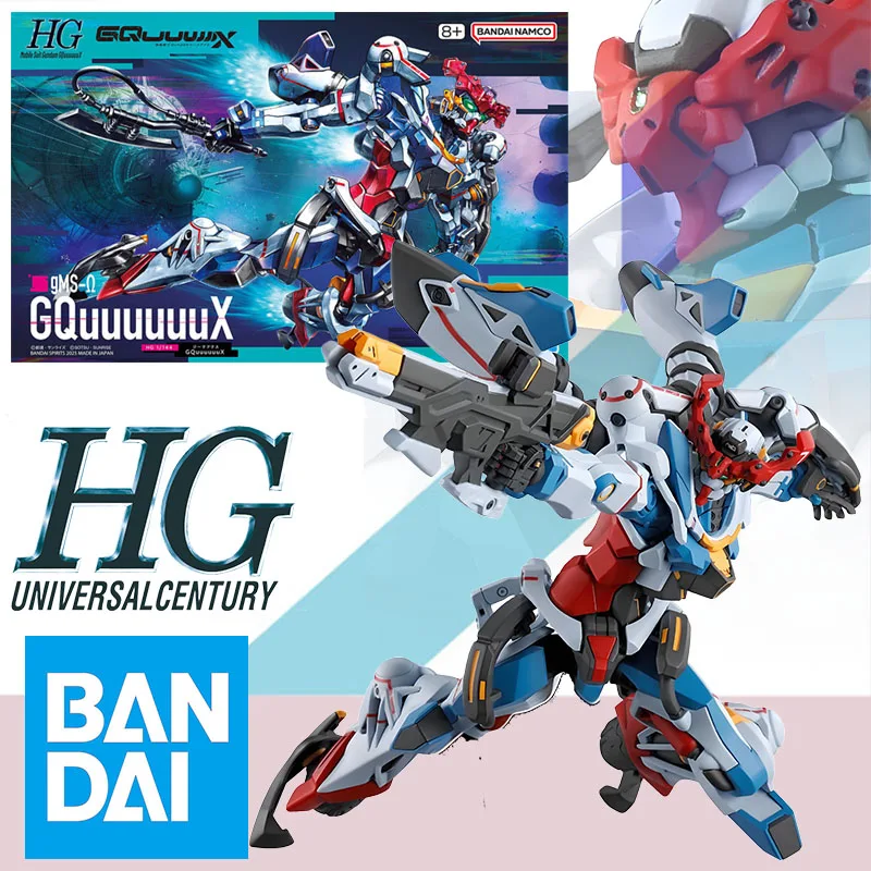 

Low Price In Stock BANDAI Original Box HG Mobile Gundam GQUUUUUUX Anime Action Figure Model Toy Gift for Kid