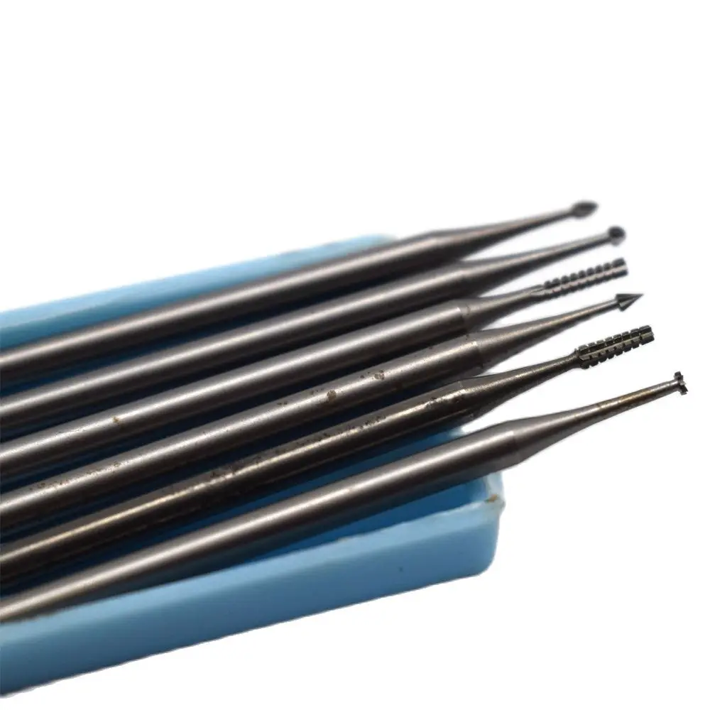 6PCS Tungsten Steel Burs  For Stone  Setting  Shank 2.35MM  Metal Engraving Tools