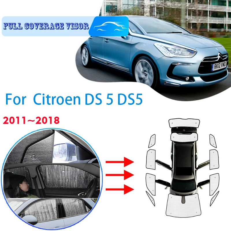 

For Citroen DS 5 DS5 2011~2018 2015 2016 2017 Car Window Windshield Sunshade UV Protection Reflector Sun Shade Sun Auto Visor