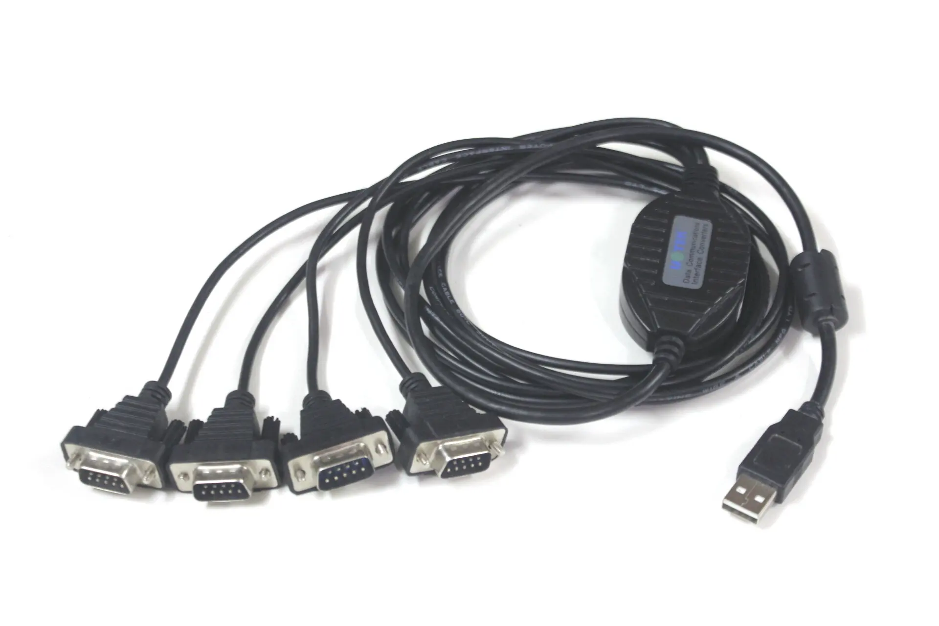 

Конвертер USB в 4-портовый RS-232 (чип FTDI) USB V2.0 в DB9 RS232 серийный кабель-адаптер