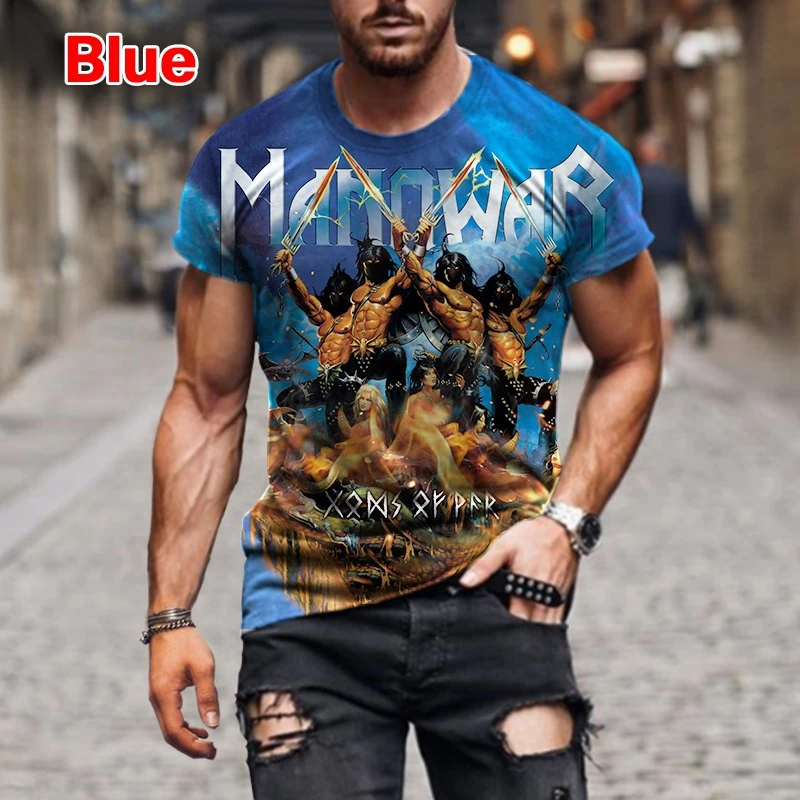 Men Fashion Hip Hop Punk 3d Print Casual Personality Rock Cool T-shirt Men Women Kids Summer T shirt