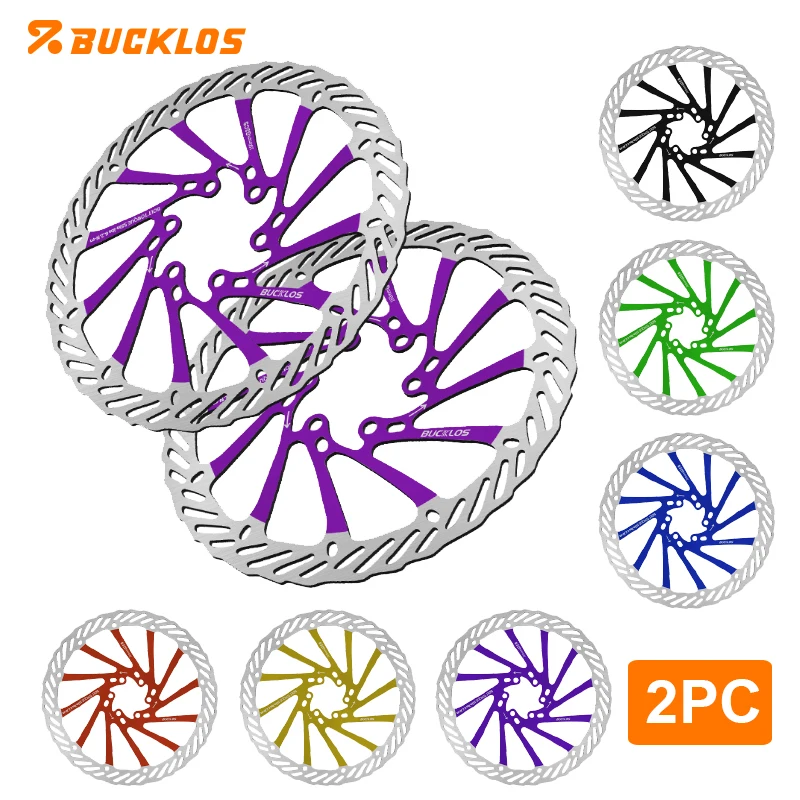 

2PC BUCKLOS Bicycle Brake Disc 160mm Steel G3 Bike Brake Rotor 180mm 203mm Mountain Road Bicycle Disc Brake for Cycling Parts