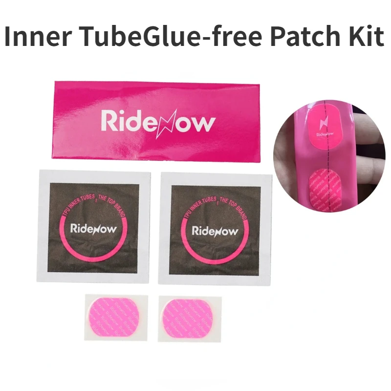 1/5 Sets Bike Inner Tube TPU Glue-free Patch Kit Ridenow Bicycle  Puncture Repair Patches for For MTB Road Gravle Cycling Tubes