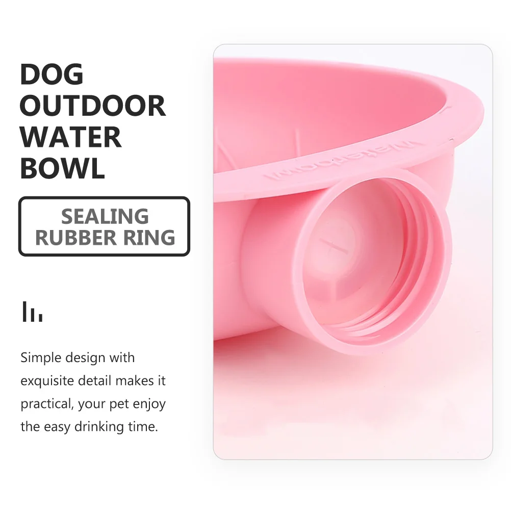 

Portable Dog Water Bowl Lightweight Plastic Pet Drinking Bowl For Outdoor Travel Hiking Camping Beach Dog Water Holder Pet