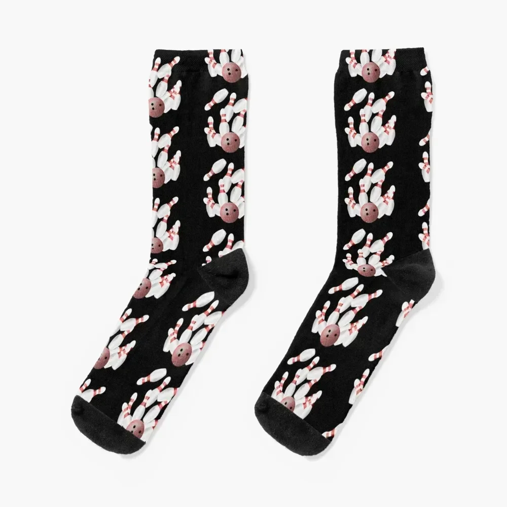 Ten-pin bowling strike Socks moving stockings Toe sports Heating sock anime Designer Man Socks Women's