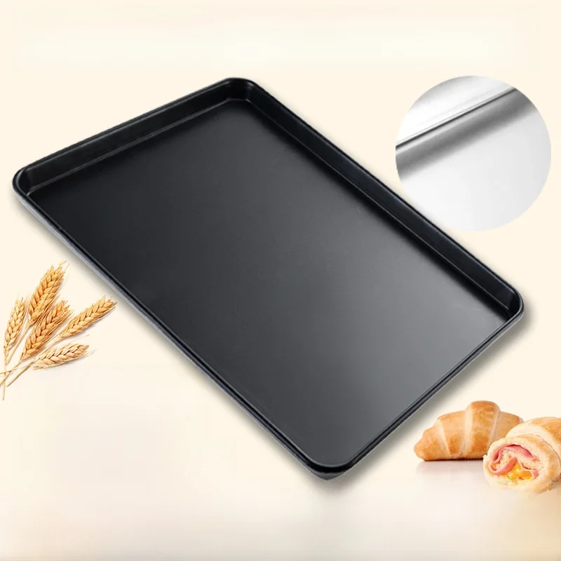 

Food ade Non-Sti Baking Tray Rectangular 60*40 Commercial Oven Pizza Cake Bread Baking Utensils Kitchen Cooking Tools