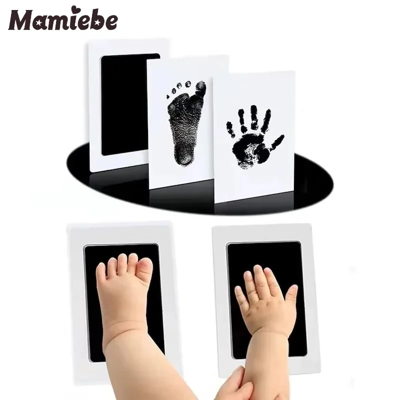 Baby Handprint Non-Toxic Kit: Capture Newborn Footprints & Handprints - Perfect for Baby Souvenirs and Gifts Baby Handprint