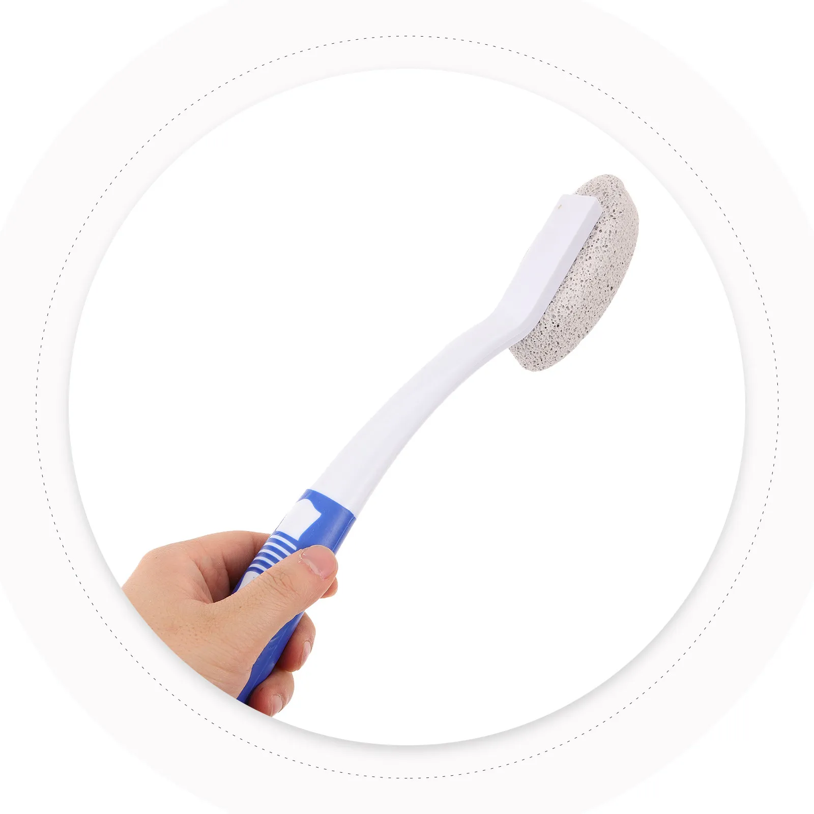 

Pumice Stone Foot File Callus Remover Long Handle Comfortable Pedicure Foot File Dead Skin Remover Tool Pumice Stone for Feet