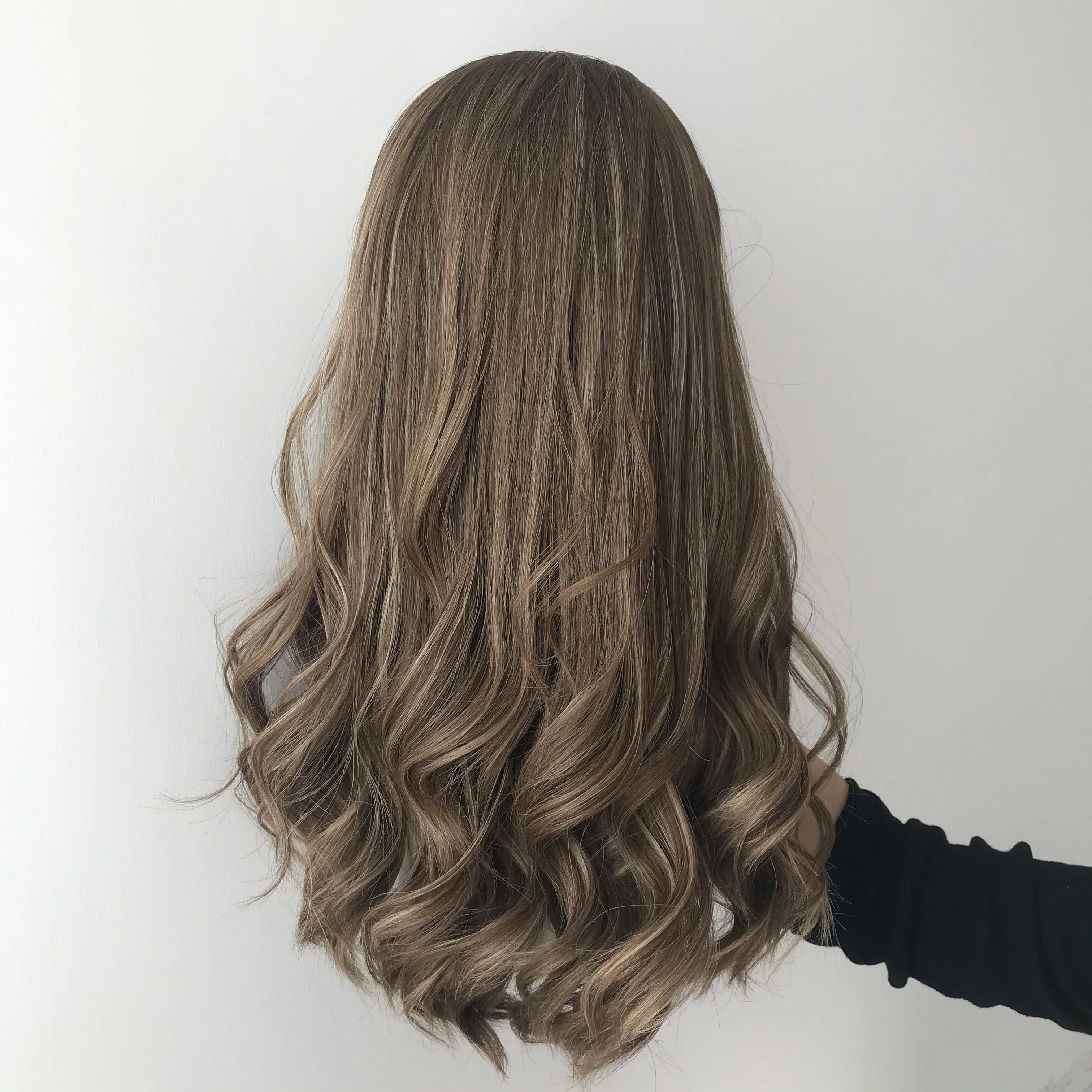 Blonde Highlight Kosher Certification Slavic Russian Raw Hair Bundles Jewish Kosher Band Fall Wig