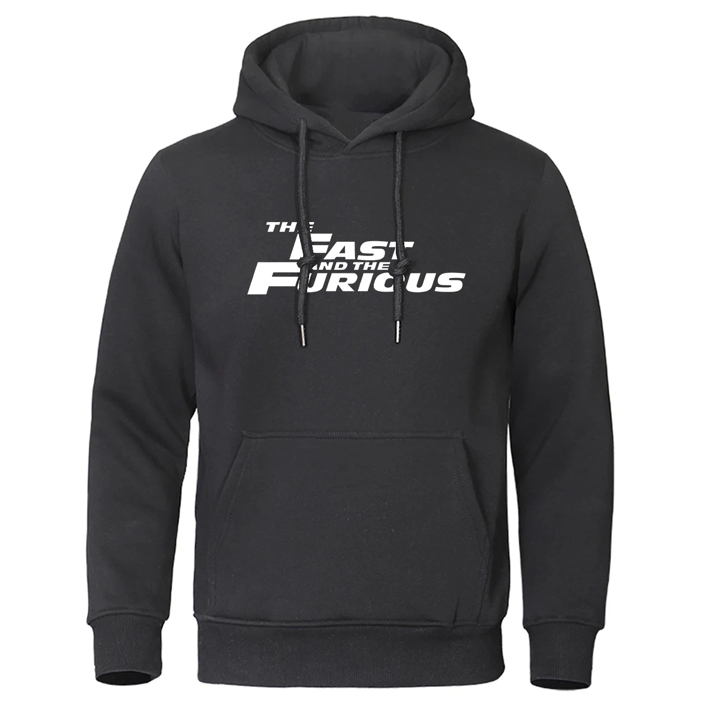 2025 Fast and Furious Print Spring And Autumn Man's Solid-Color Popular With Pockets Pullover Classic Custom Loose Hoodies
