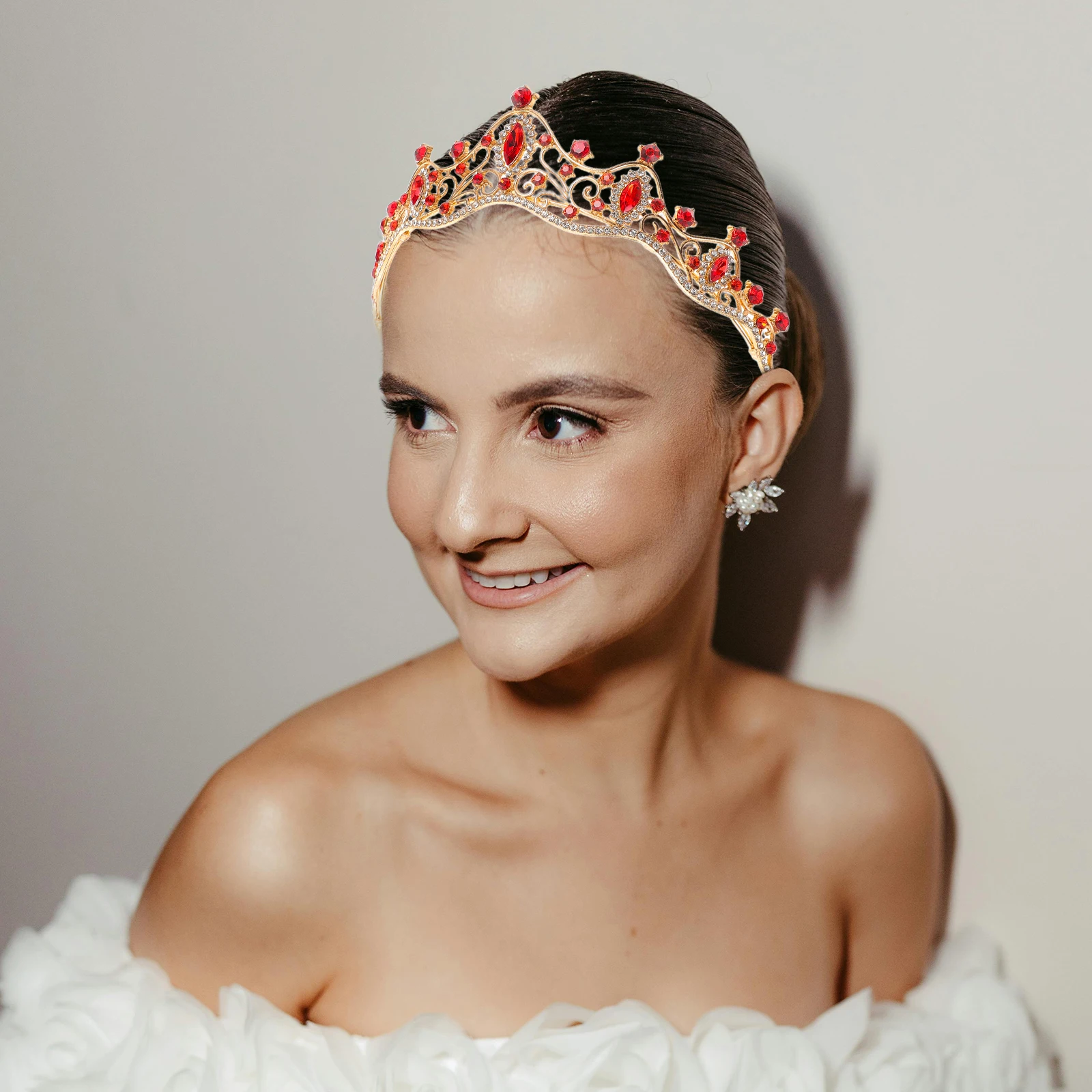 

Bridal Crown Hair Accessories Fashion Band Wedding Dress Alloy Rhinestone Tiara