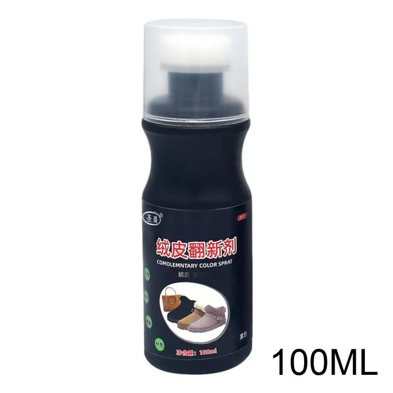 100ml Liquid Shoe Polish Durable Color Restorer For Leather Shoes Shoe Cleaner Whiten Polish Cleaning Tool Leather Care Supplies