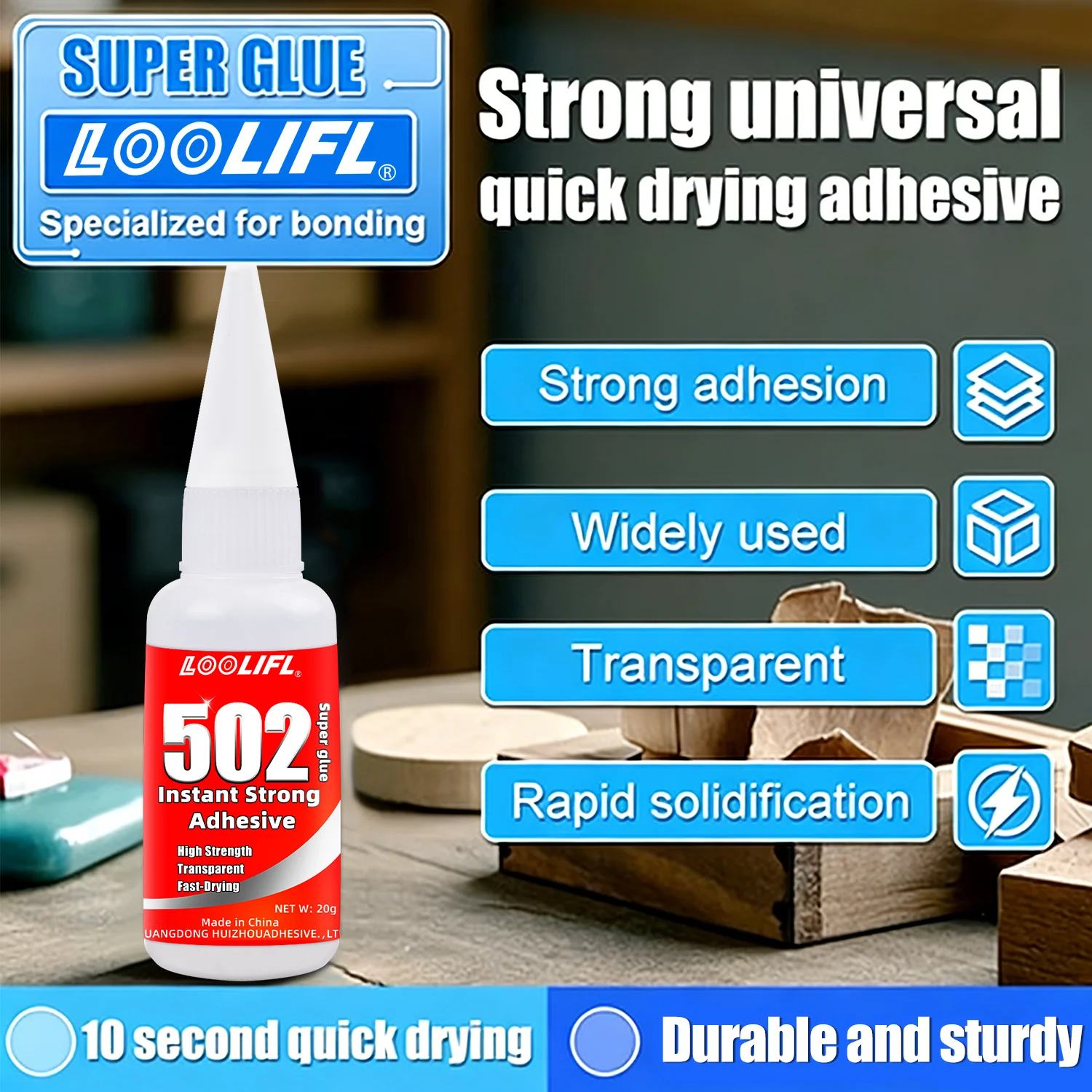 5-10 szt. Klej 502 Super Glue, – Woodworking Quick Glue recenzja i cena
