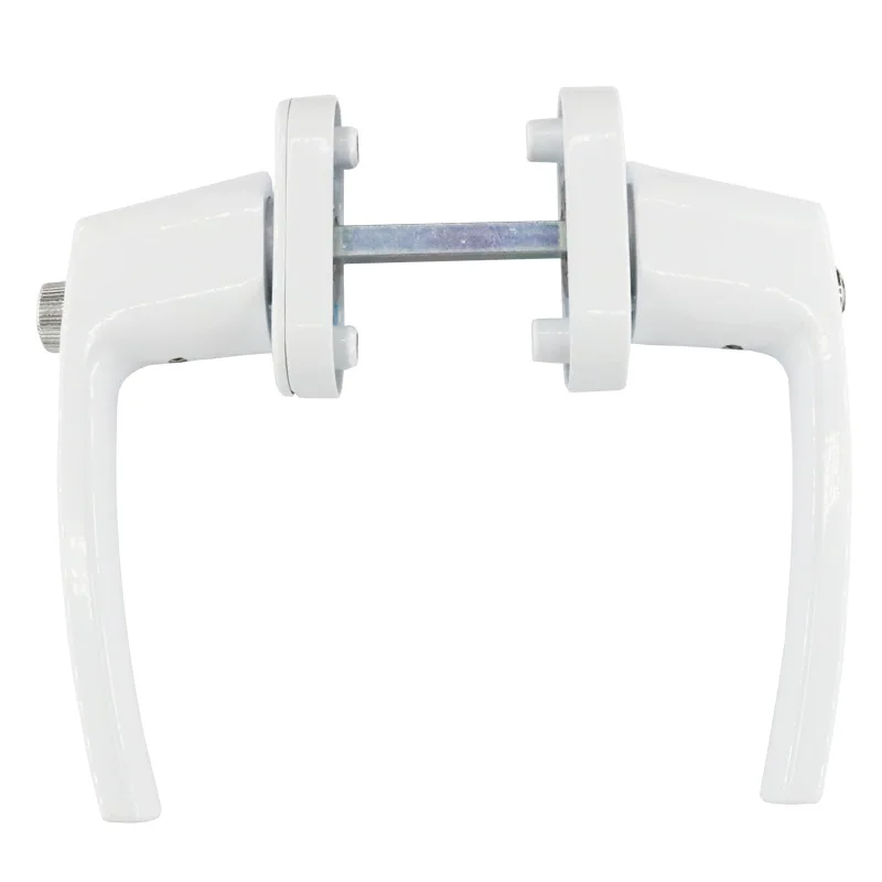 Plastic Steel double-sided Door Handle lock sliding push door handle 53-63MM