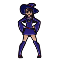 little witch academia akko enamel pin magic girl badge Backpack Decoration Jewelry otaku Gift