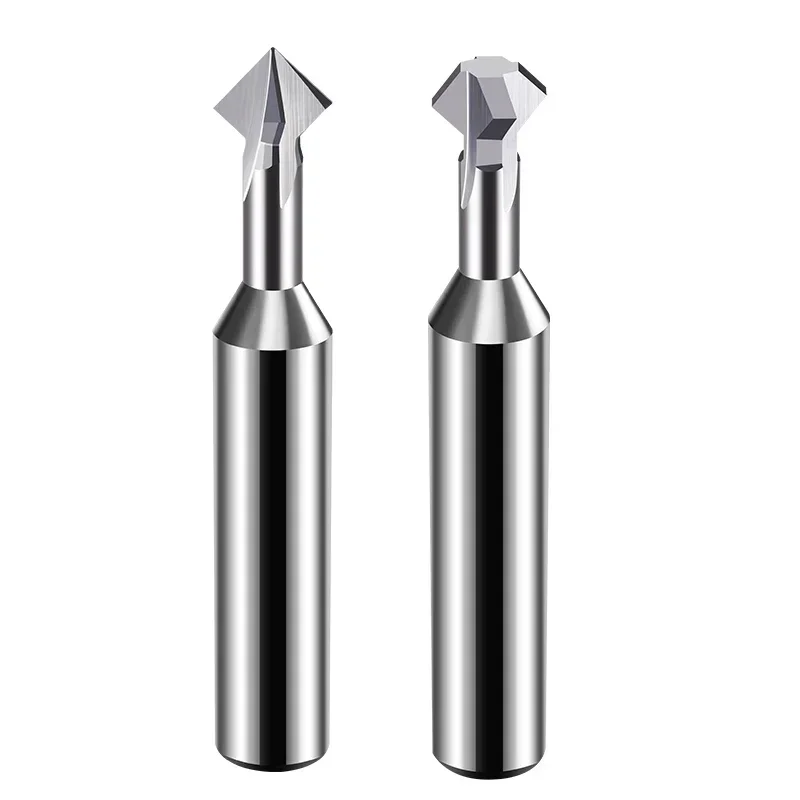 90 Degree Upper And Lower Inner Hole Chamfering CutterTungsten Steel Carbide Milling Cutter CNC Cutting Tools