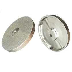 Electroplate Coated Diamond Grinding Wheel Metal Base Diameter 150mm Thickness 15mm Hole12.7mm For Tungsten Stone Glass