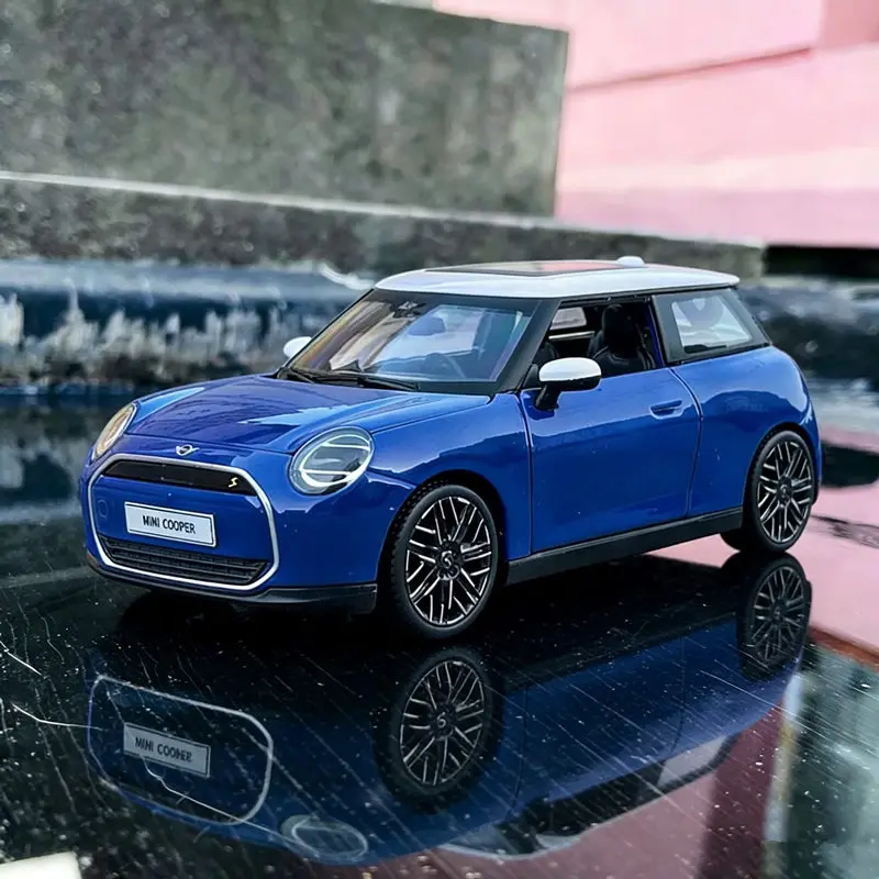 

Maist 1:24 MINI COOPER SE Alloy Mini Car Model Diecast Metal Classic Retro Car Vehicle Model Simulation Collection Kids Toy Gift