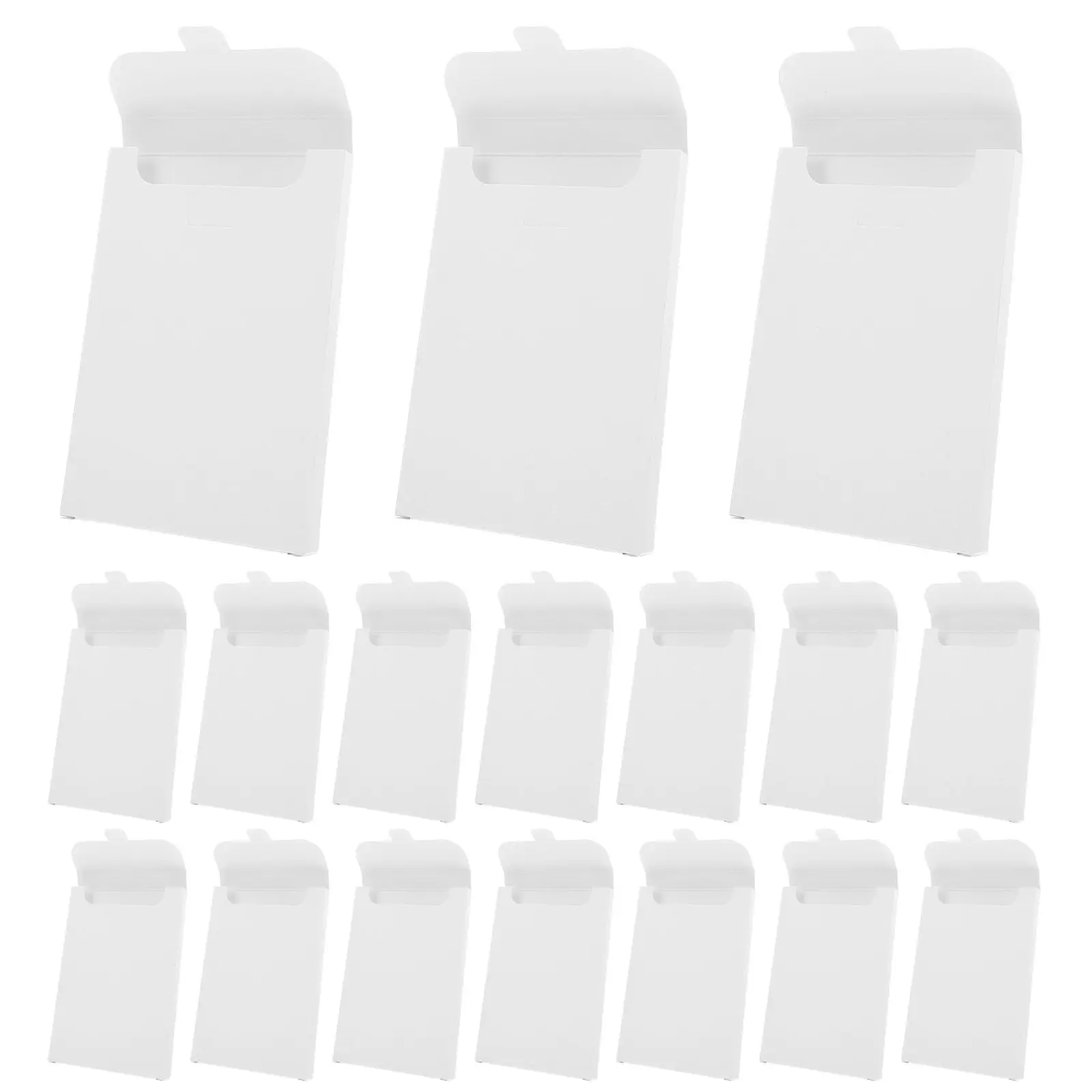 50Pcs Eco Friendly Kraft Paper Postcard Box Protective Card Packaging Box for Greeting Cards Postcards Photos Documents