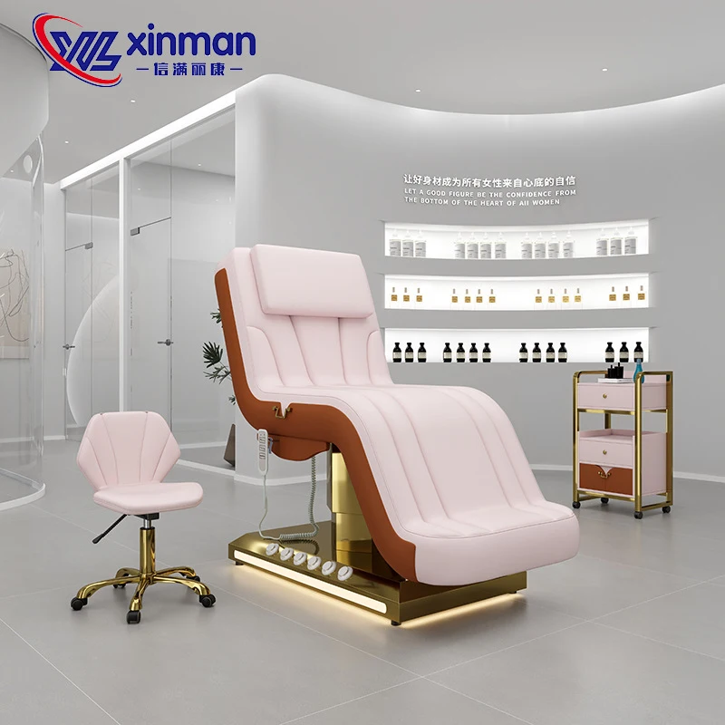 'S New Salon Beauty , Massage , Recliner, Tattoo Embroidery Folding Portable Cosmetic And Therapy Bed