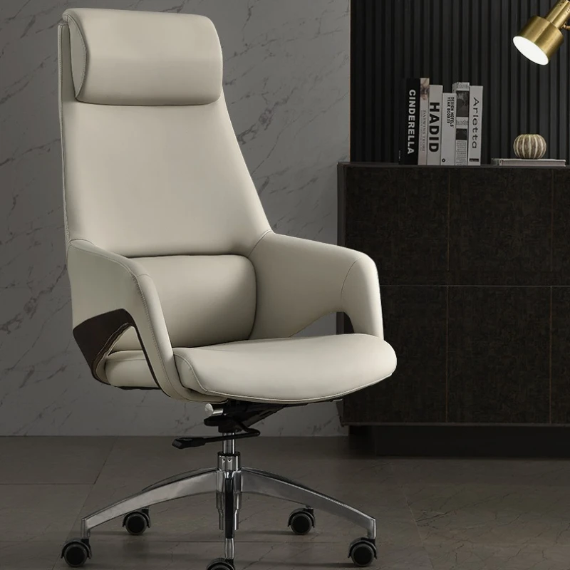 

Italian Luxury Office Chairs Modern Comfortable Long-sitting Business President Chair Study Commercial Furniture Sillas FYOC