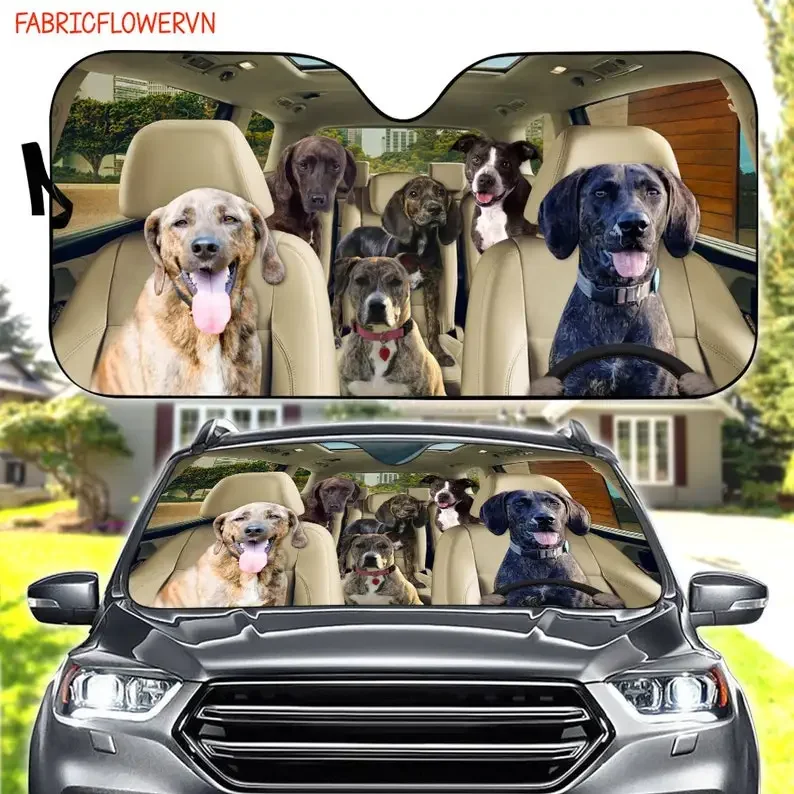 Plott Hound Car Sunshade, Plott Hound Car Decoration, Plott Hound Windshield, Dog Lovers Gift, Dog Car Sunshade, Gift For Mom, G