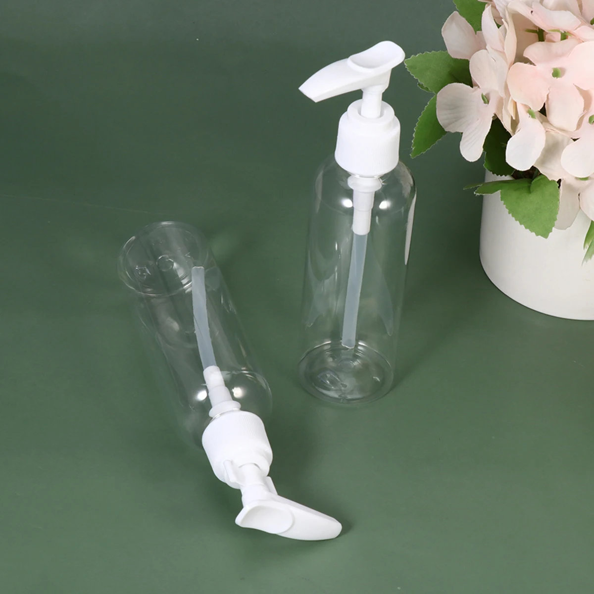 

10 Pcs Automatic Pump Lotion Bottle Travel Dispenser Sample Bottles Shampoo Container