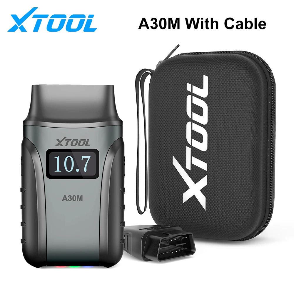 XTOOL Anyscan A30M V2.0 OBD2 Bluetooth-scanner Autodiagnostische hulpmiddelen met Android/IOS APP Levenslang gratis update Gebruik CANFD FCA Autoauth 26+ Resets Actieve test Draadloze codelezer Geen