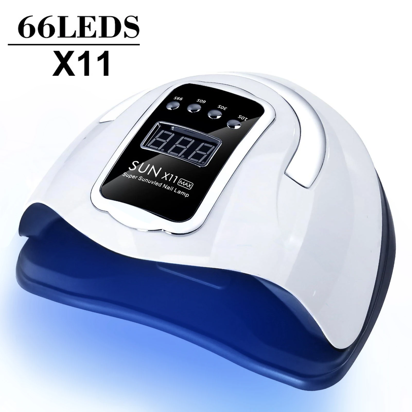 

SUN X11MAX Nail Dryer Professional 66LED Nail Art Light with Timer and Sensor High Power Fast Drying Gel Nail Polish Tool