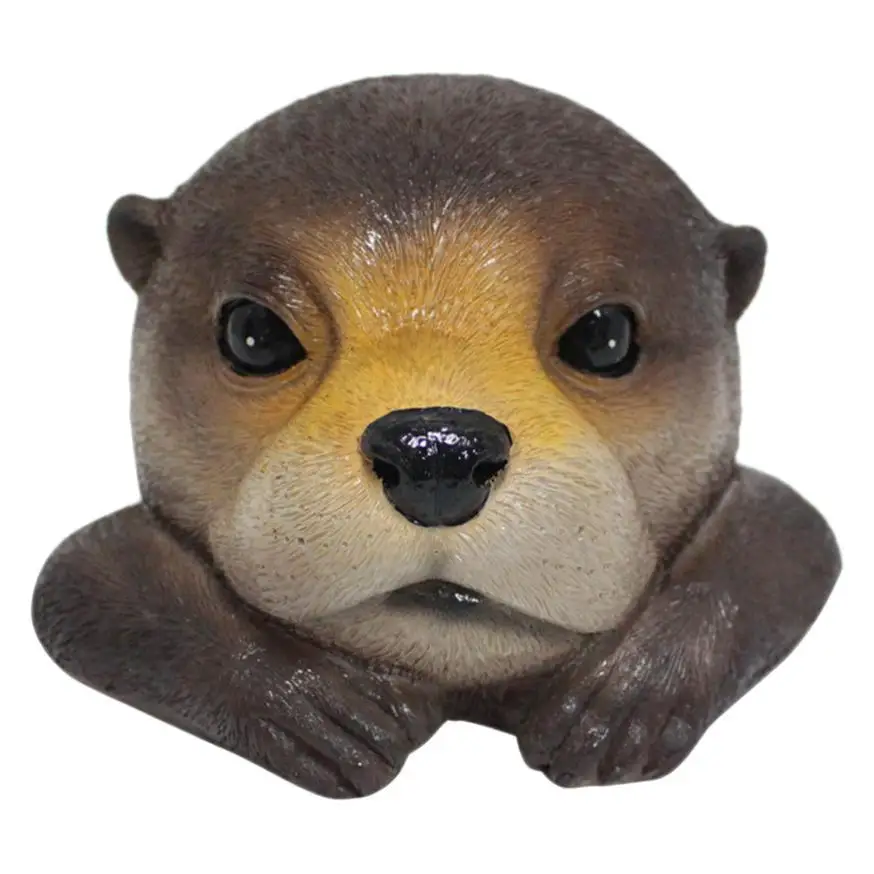‌Floating Otter Head Decor - Resin Pond Float for Garden‌